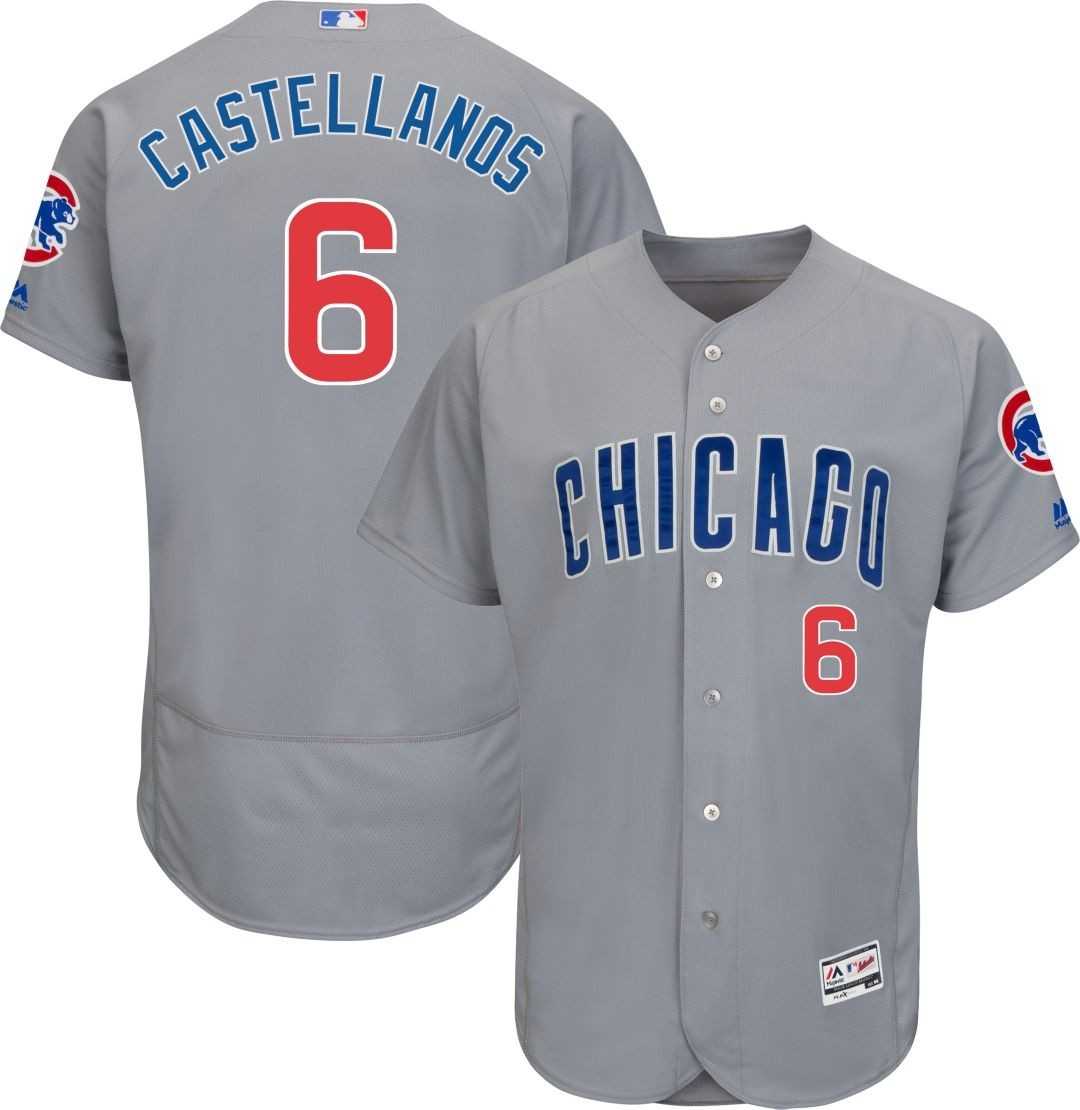 Cubs 6 Nick Castellanos Gray Flexbase Jersey Dzhi,We sell and wholesale Cubs 6 Nick Castellanos Gray Flexbase Jersey Dzhi on line form chian!